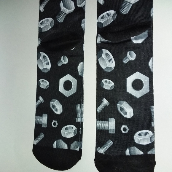 2/$10 Set of Nuts & Bolts Socks - Picture 4 of 7